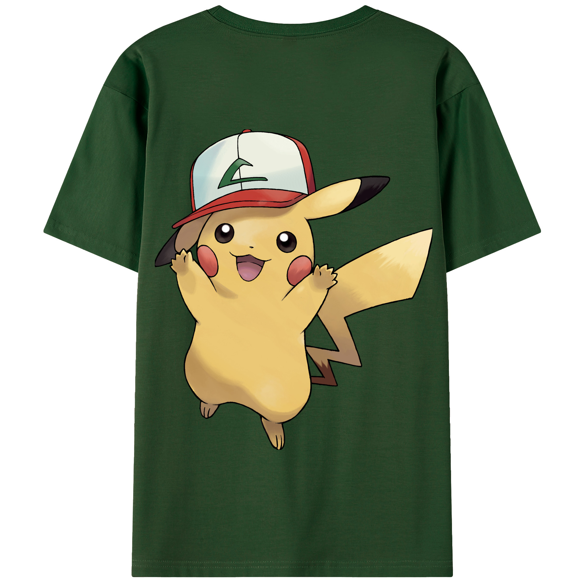 （画像用） ポケットモンスター Pokémon 綿100％半袖Tシャツ（背面プリント）